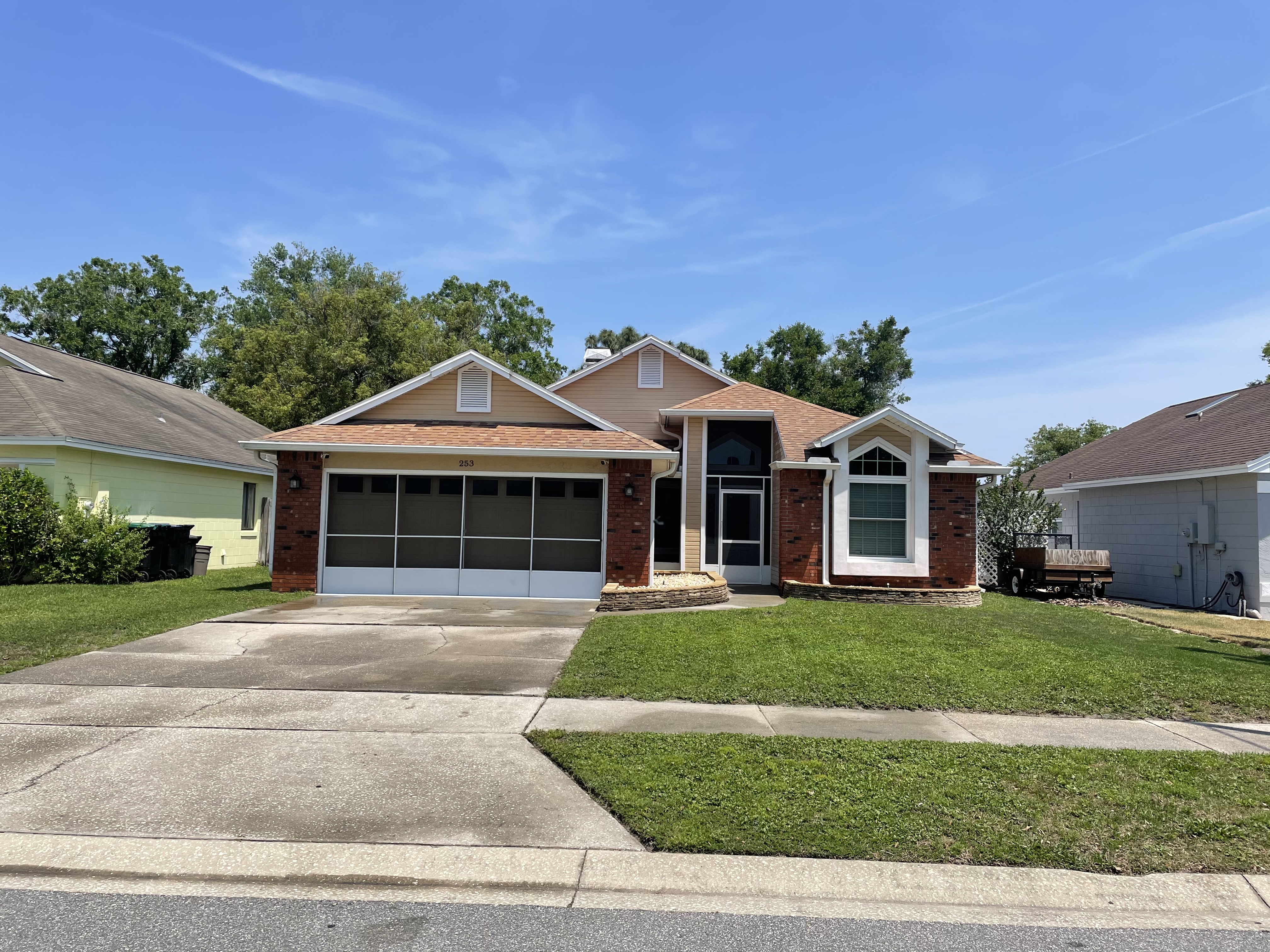 Exterior of 253 River Chase Drive