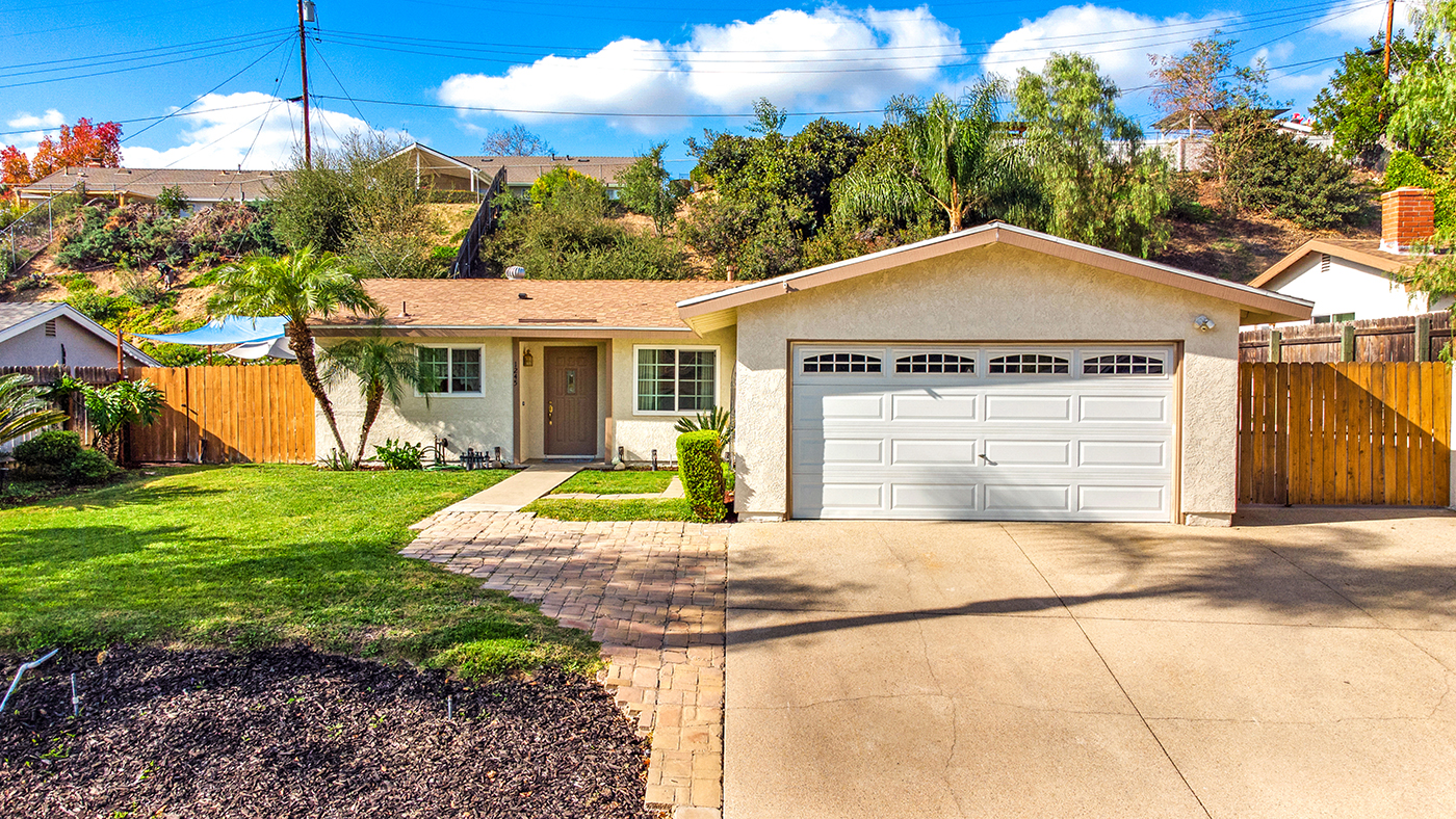 Exterior of 1245 Mariposa Drive